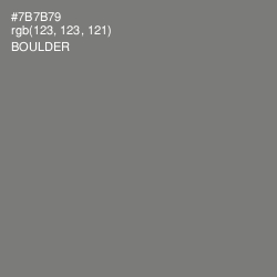 #7B7B79 - Boulder Color Image