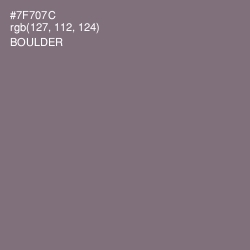 #7F707C - Boulder Color Image