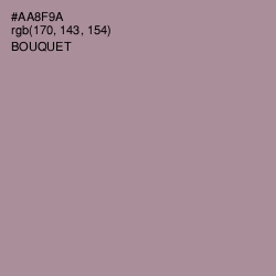 #AA8F9A - Bouquet Color Image