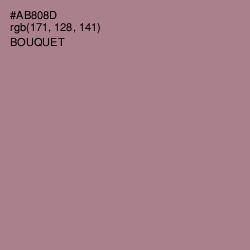 #AB808D - Bouquet Color Image