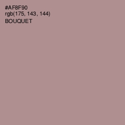 #AF8F90 - Bouquet Color Image