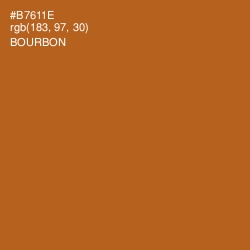 #B7611E - Bourbon Color Image