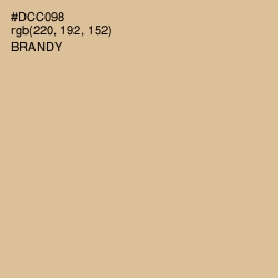 #DCC098 - Brandy Color Image