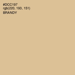 #DCC197 - Brandy Color Image