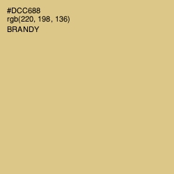 #DCC688 - Brandy Color Image