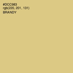 #DCC983 - Brandy Color Image