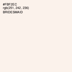 #FBF2EC - Bridesmaid Color Image