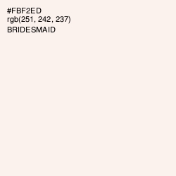#FBF2ED - Bridesmaid Color Image