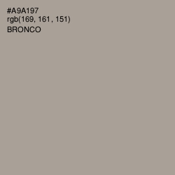 #A9A197 - Bronco Color Image