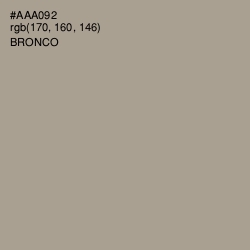 #AAA092 - Bronco Color Image