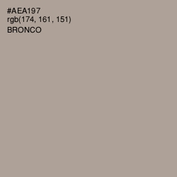 #AEA197 - Bronco Color Image