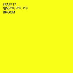 #FAFF17 - Broom Color Image