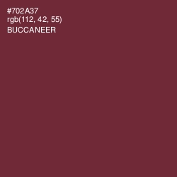 #702A37 - Buccaneer Color Image