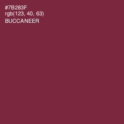 #7B283F - Buccaneer Color Image