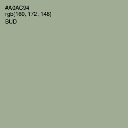 #A0AC94 - Bud Color Image