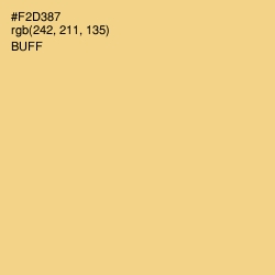 #F2D387 - Buff Color Image