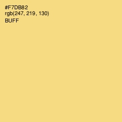 #F7DB82 - Buff Color Image