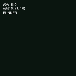 #0A1510 - Bunker Color Image