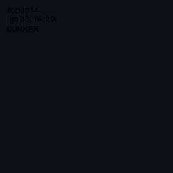 #0D1014 - Bunker Color Image