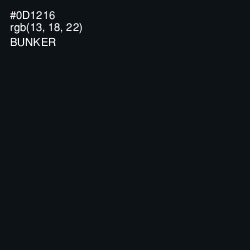 #0D1216 - Bunker Color Image
