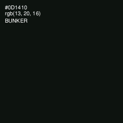 #0D1410 - Bunker Color Image