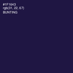 #1F1643 - Bunting Color Image
