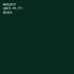 #052B1F - Bush Color Image
