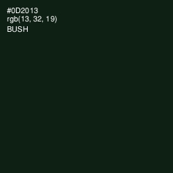 #0D2013 - Bush Color Image