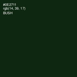 #0E2711 - Bush Color Image