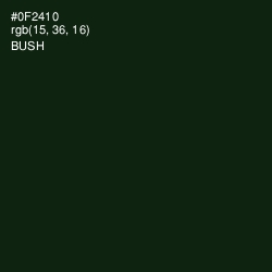 #0F2410 - Bush Color Image