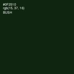 #0F2510 - Bush Color Image