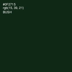#0F2715 - Bush Color Image