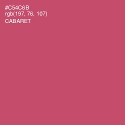 #C54C6B - Cabaret Color Image