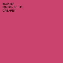 #CA436F - Cabaret Color Image