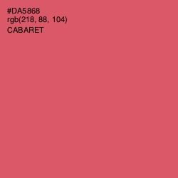 #DA5868 - Cabaret Color Image