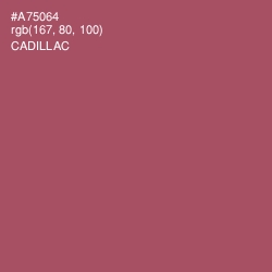 #A75064 - Cadillac Color Image