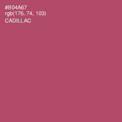 #B04A67 - Cadillac Color Image