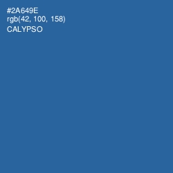 #2A649E - Calypso Color Image