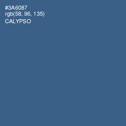 #3A6087 - Calypso Color Image