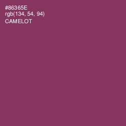 #86365E - Camelot Color Image