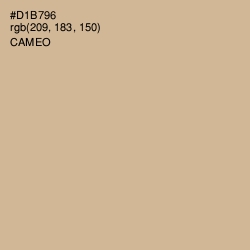 #D1B796 - Cameo Color Image