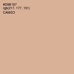 #D9B197 - Cameo Color Image
