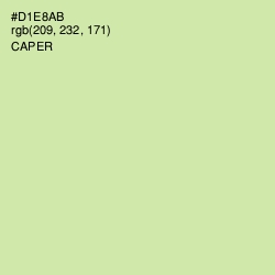 #D1E8AB - Caper Color Image