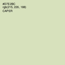 #D7E2BC - Caper Color Image