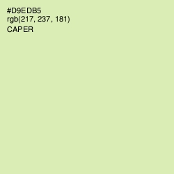 #D9EDB5 - Caper Color Image