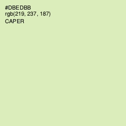 #DBEDBB - Caper Color Image