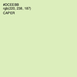 #DCEEBB - Caper Color Image