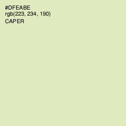 #DFEABE - Caper Color Image