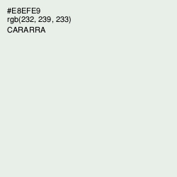 #E8EFE9 - Cararra Color Image
