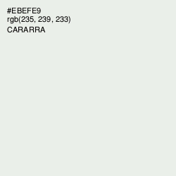 #EBEFE9 - Cararra Color Image